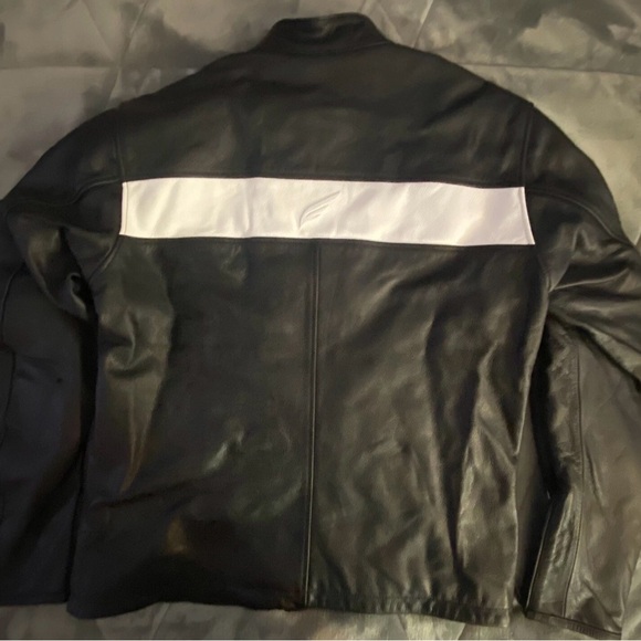 Biker Leather Jacket Engine Hawk - Picture 2 of 7